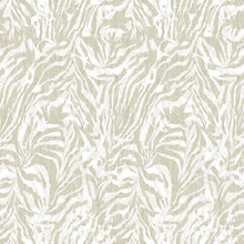 WLD53134W Zebra Linen Linen Wallpaper by Ohpopsi