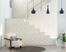 WLD53134W Zebra Linen Linen Wallpaper by Ohpopsi