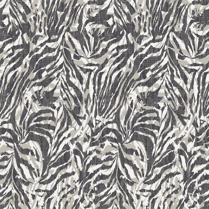 WLD53135W Zebra Sable Sable Wallpaper by Ohpopsi