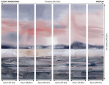 WND50106M Sunset Inky Blush Mural by Ohpopsi