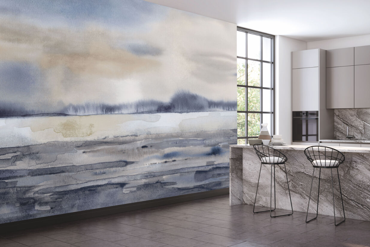 WND50107M Sunset Serene Sky Mural by Ohpopsi