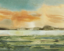 WND50109M Sunset Olive & Ginger Mural by Ohpopsi