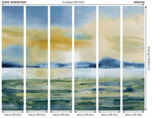 WND50110M Sunset Azure Mural by Ohpopsi