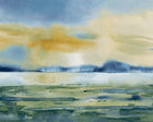 WND50110M Sunset Azure Mural by Ohpopsi