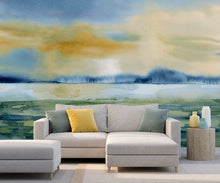 WND50110M Sunset Azure Mural by Ohpopsi