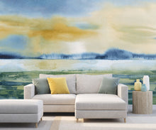 WND50110M Sunset Azure Mural by Ohpopsi