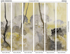 WND50111M Forest Seasons Sandstone & Lemon Mural by Ohpopsi