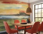 WND50117M Horizon Terracotta & Sage Mural by Ohpopsi