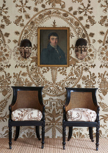 LW 344 641 Womad Lg 100 Henna Wallpaper by Lewis & Wood