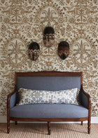 Womad Lg 50 Henna Travel Trunk Wallpaper by Lewis & Wood