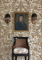 Womad Lg 50 Henna Travel Trunk Wallpaper by Lewis & Wood