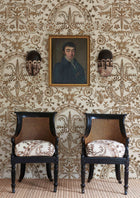 Womad Lg 50 Henna Travel Trunk Wallpaper by Lewis & Wood