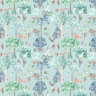 Woodland Adventures Aqua Wallpaper by Voyage Maison | WOODLAN/WPO/AQU
