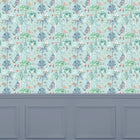 Woodland Adventures Aqua Wallpaper by Voyage Maison | WOODLAN/WPO/AQU