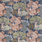 Woodlands Navy Fabric by Wylder