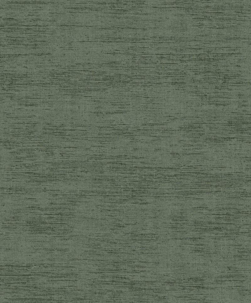 Brushed Texture Green Wall Textures Wallpaper by Galerie — flat