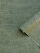 Brushed Texture Green Wall Textures Wallpaper by Galerie — roomshot 2