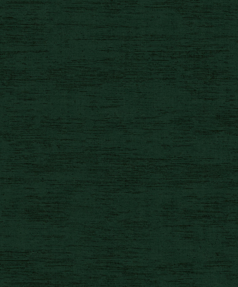 Brushed Texture Dark Green Wall Textures Wallpaper by Galerie — flat
