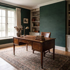 Brushed Texture Dark Green Wall Textures Wallpaper by Galerie — roomshot 1