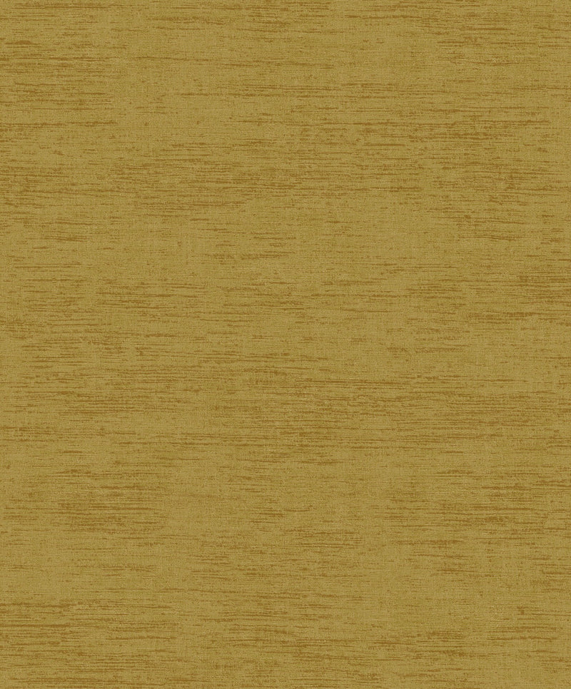 Brushed Texture Yellow Gold Wall Textures Wallpaper by Galerie — flat