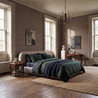 Brushed Texture Brown Wall Textures Wallpaper by Galerie — roomshot 1