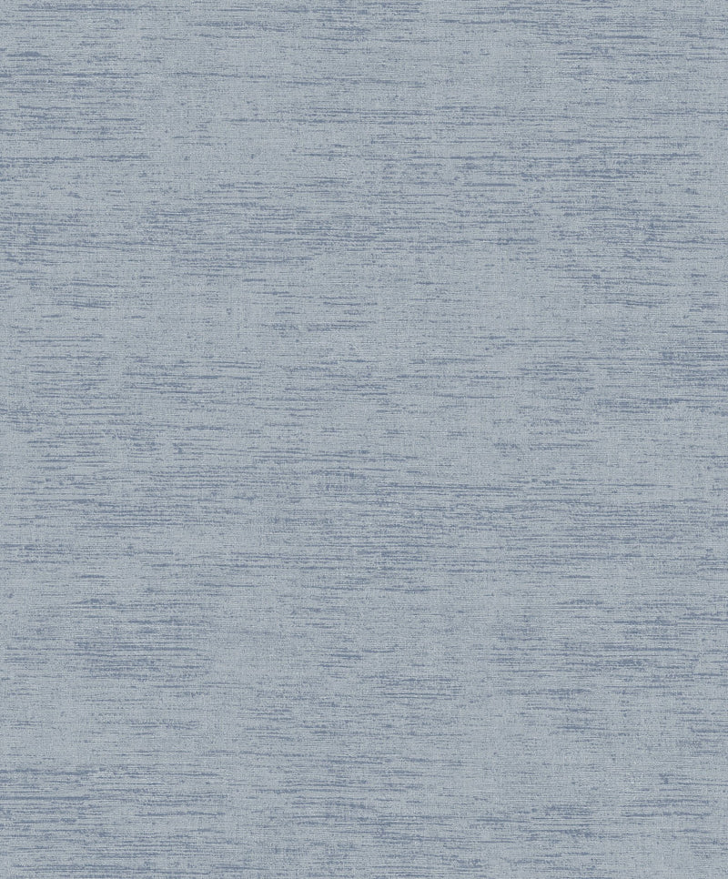 Brushed Texture Blue Grey / Silver Wall Textures Wallpaper by Galerie — flat