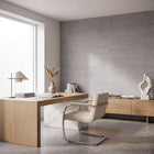 Brushed Texture Dove Grey Wall Textures Wallpaper by Galerie — roomshot 1