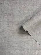 Brushed Texture Dove Grey Wall Textures Wallpaper by Galerie — roomshot 2