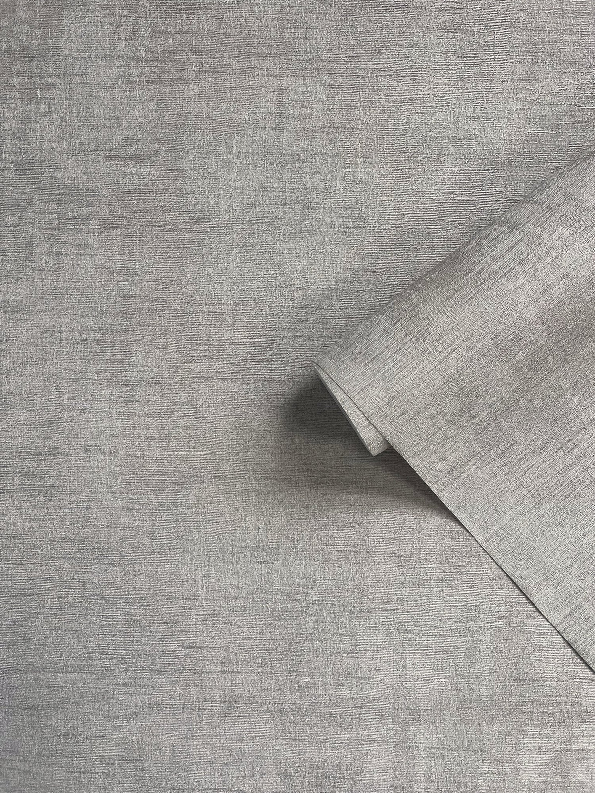 Brushed Texture Dove Grey Wall Textures Wallpaper by Galerie — roomshot 2