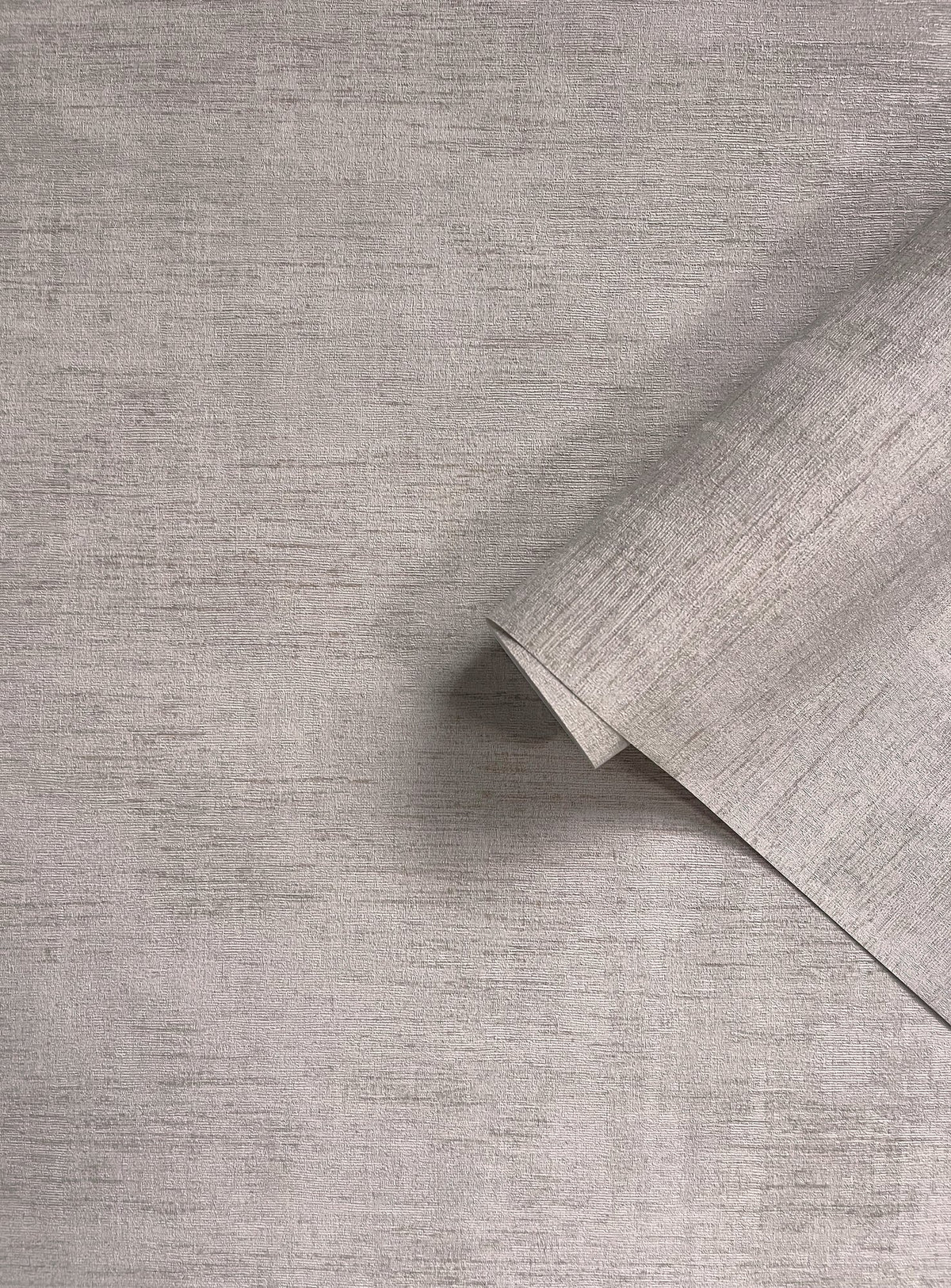 Brushed Texture Beige Grey Wall Textures Wallpaper by Galerie — roomshot 2