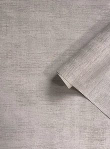 Brushed Texture Beige Grey Wall Textures Wallpaper by Galerie — roomshot 2