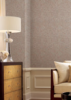 Linen Crosshatch Red / Beige Wall Textures Wallpaper by Galerie — roomshot 1