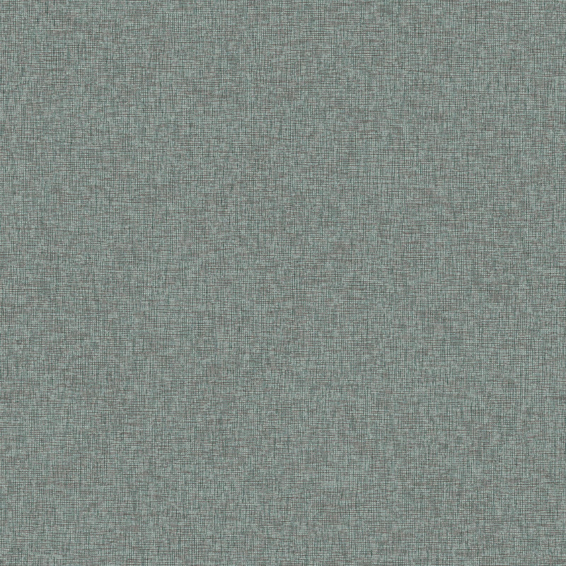 Linen Crosshatch Blue Green Wall Textures Wallpaper by Galerie — flat