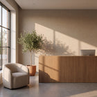 Linen Crosshatch Taupe Wall Textures Wallpaper by Galerie — roomshot 1