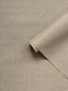 Linen Crosshatch Taupe Wall Textures Wallpaper by Galerie — roomshot 2