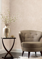 Soft Mottle Blush Cream Wall Textures Wallpaper by Galerie — roomshot 1