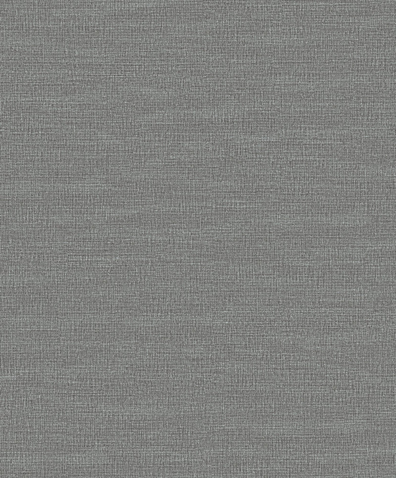 Textile Grid Slate Grey Wall Textures Wallpaper by Galerie — flat