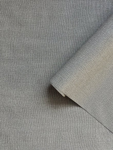 Textile Grid Slate Grey Wall Textures Wallpaper by Galerie — roomshot 2