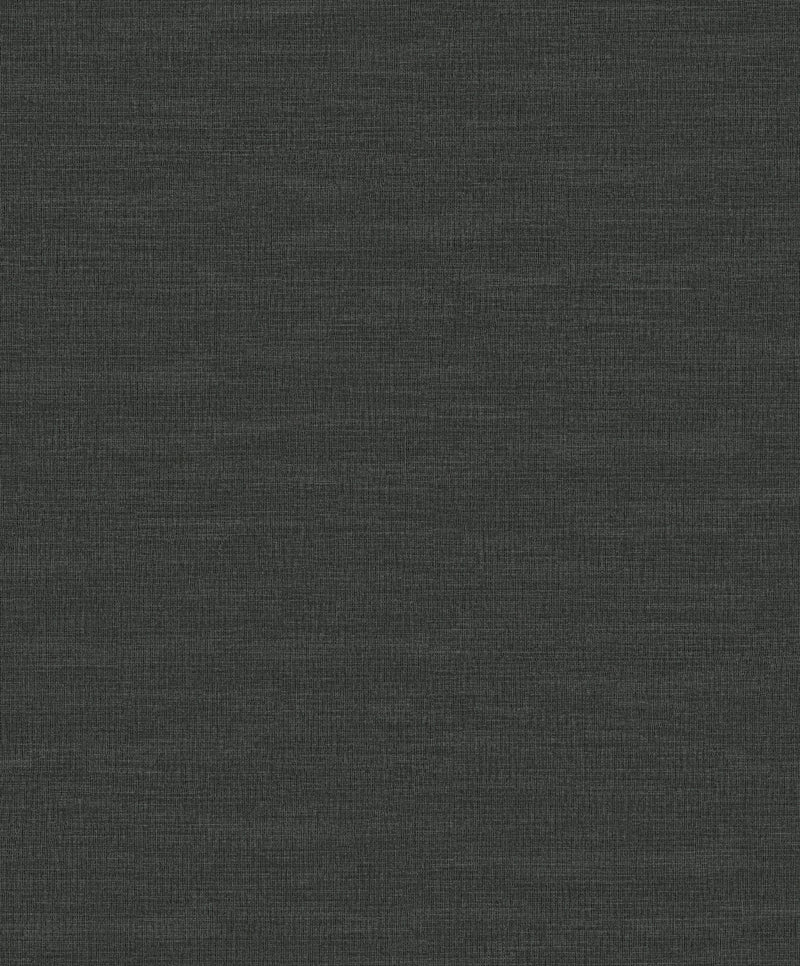 Textile Grid Black Wall Textures Wallpaper by Galerie — flat