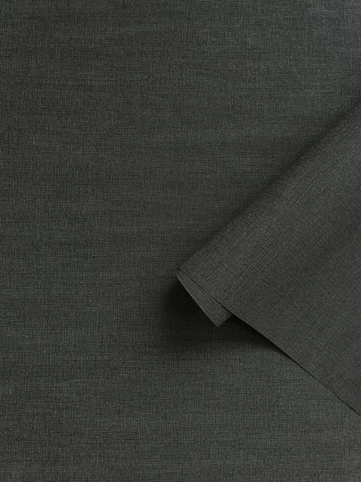 Textile Grid Black Wall Textures Wallpaper by Galerie — roomshot 2
