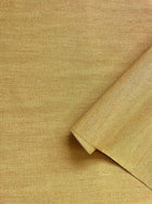 Textile Grid Yellow Gold Wall Textures Wallpaper by Galerie — roomshot 2