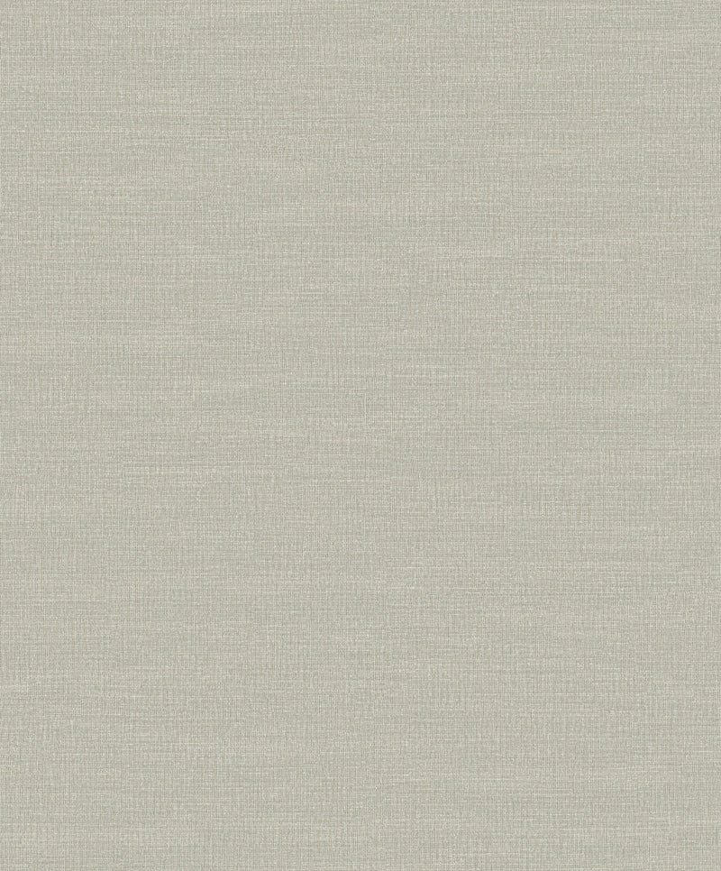 Textile Grid Beige Grey / Silver Wall Textures Wallpaper by Galerie — flat