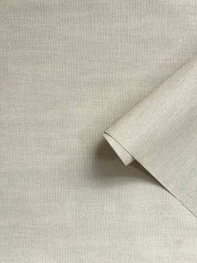 Textile Grid Beige Grey / Silver Wall Textures Wallpaper by Galerie — roomshot 2