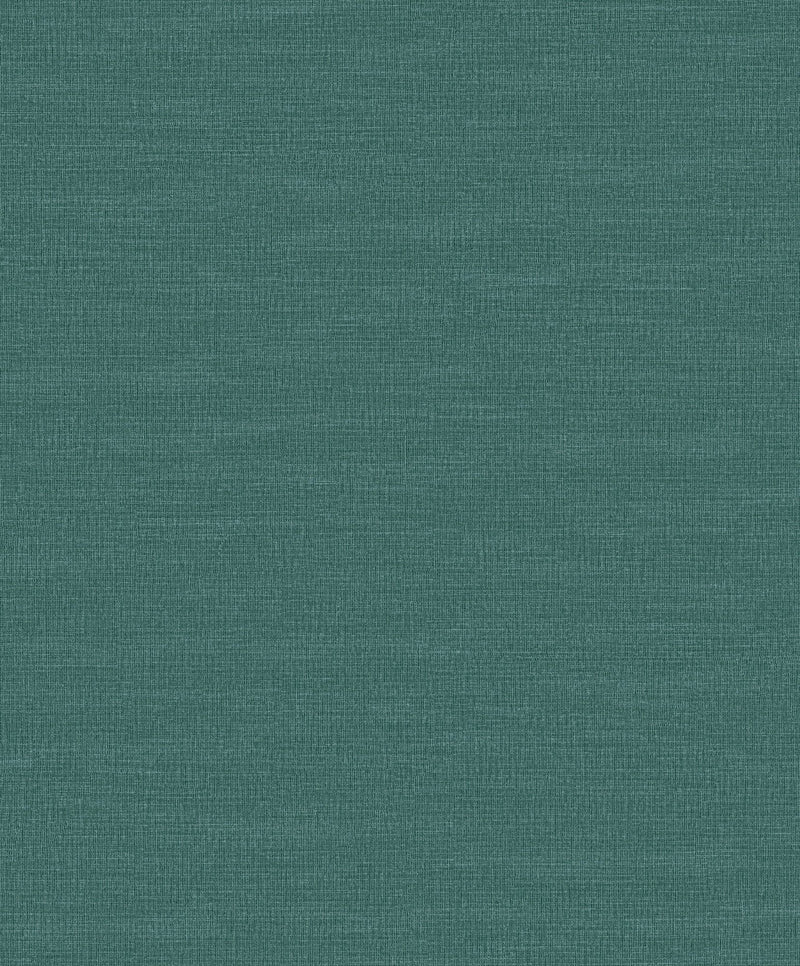 Textile Grid Aquamarine / Blue Wall Textures Wallpaper by Galerie — flat