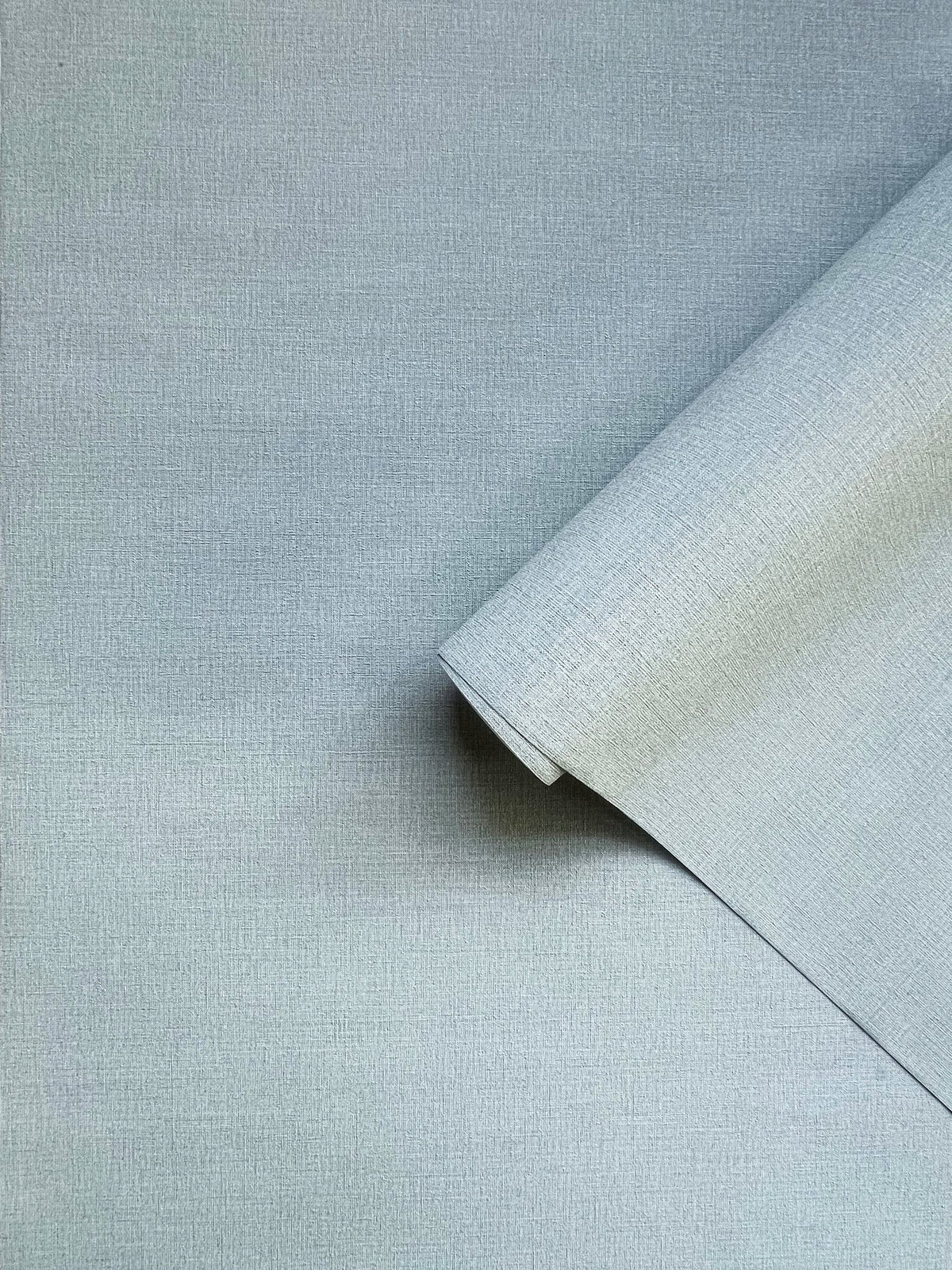 Textile Grid Light Blue Wall Textures Wallpaper by Galerie — roomshot 2