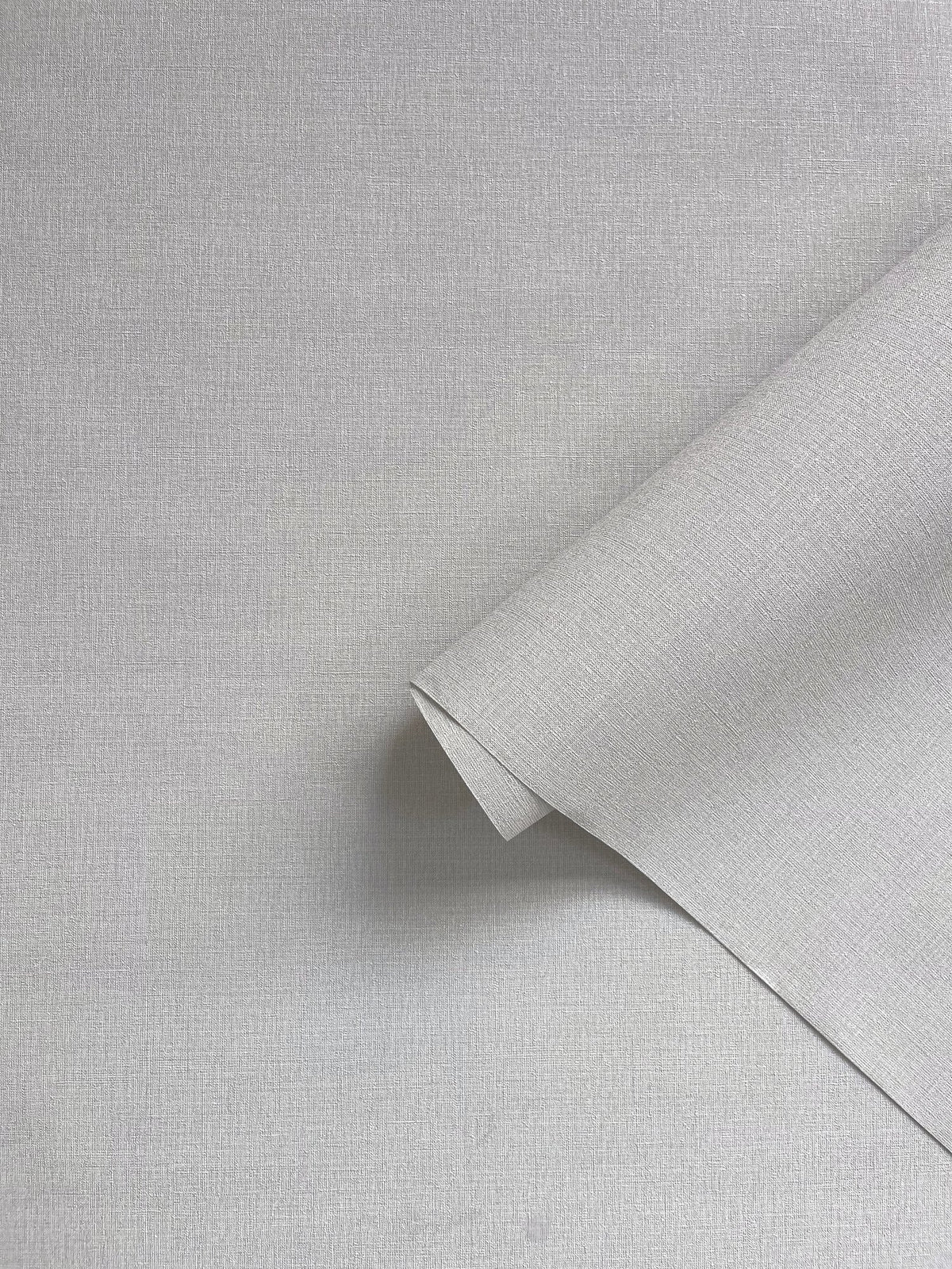 Textile Grid Dove Grey Wall Textures Wallpaper by Galerie — roomshot 2