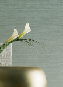 Streamline Texture Green Wall Textures Wallpaper by Galerie — roomshot 1