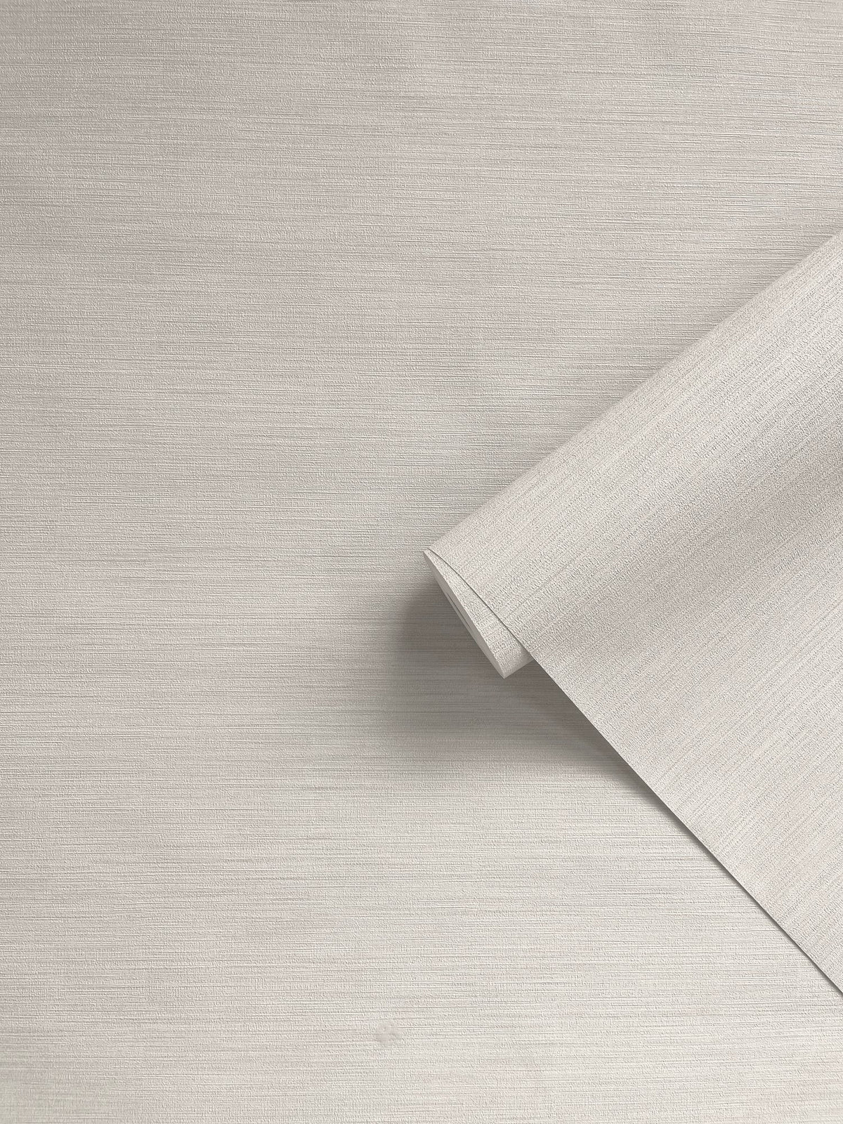 Streamline Texture Pale Greige Wall Textures Wallpaper by Galerie — roomshot 2