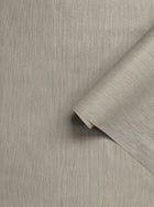 Vertical Streak Taupe Wall Textures Wallpaper by Galerie — roomshot 2