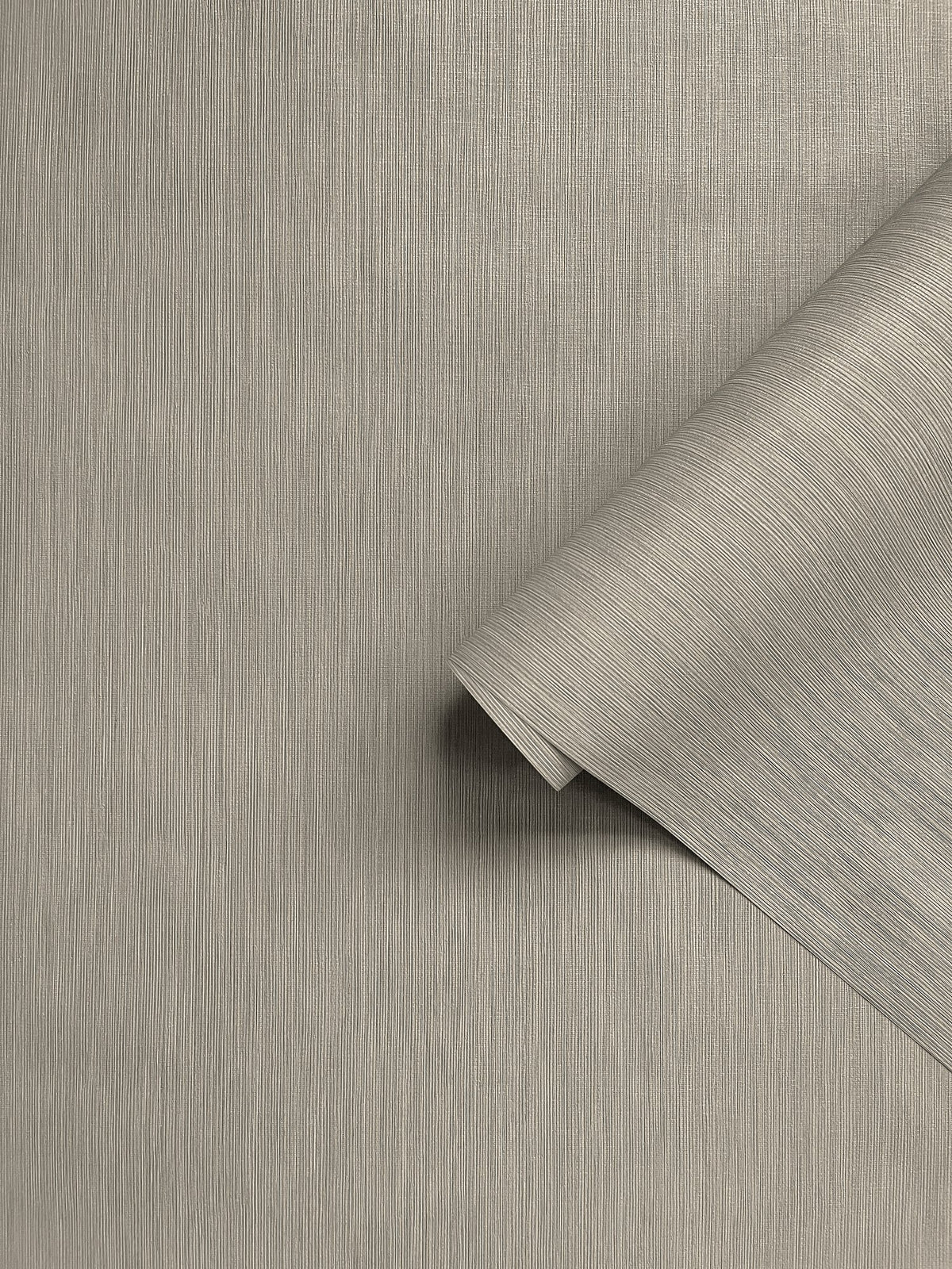 Vertical Streak Taupe Wall Textures Wallpaper by Galerie — roomshot 2
